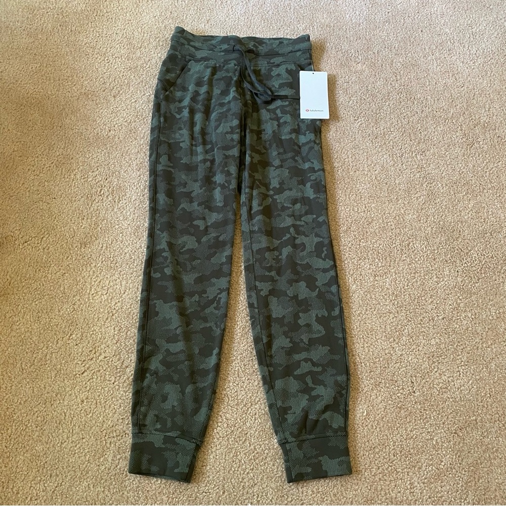 SOLD NWT Lululemon Ready to Rulu Jogger 29” Heritage Camo Dark Olive Green Twill